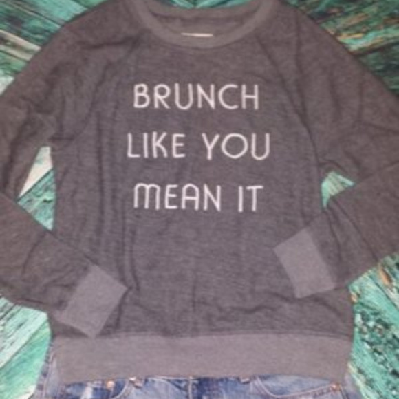 HOLLISTER BRUNCH FLEECE SWEATER SWEATSHIRT TOP new - Picture 3 of 3